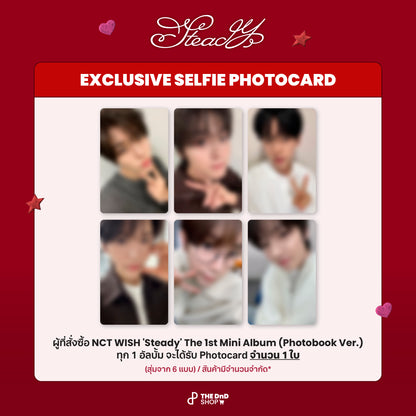 NCT WISH 'Steady' The 1st Mini Album (Photobook Ver.) Random